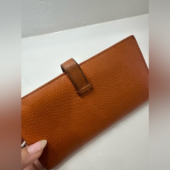 Hermès Bearn Wallet - Wallet with gusset in Madame calfskin -Leather "H" closure - Picture 4 of 12